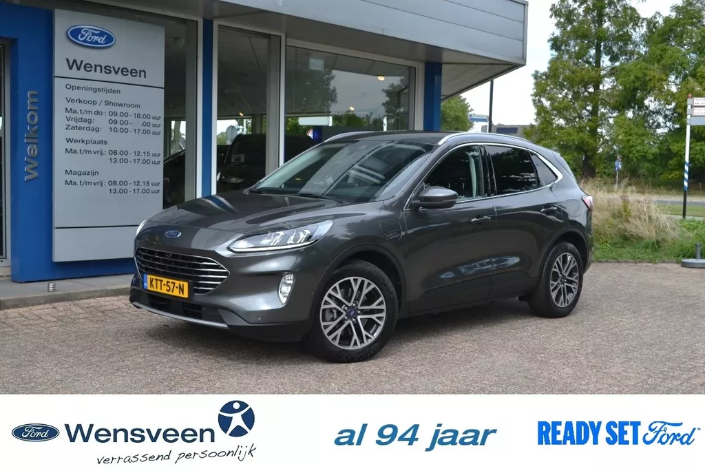 Ford Kuga 2.5 PHEV e-CVT 225pk Titanium | driver assistance pack, winter pack, 18", elektr. achterklep