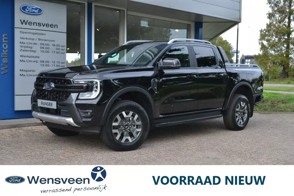 Ford Ranger Double Cab 2.3 PHEV 279pk Aut. Wildtrak | VOORRAAD NIEUW, trekhaak, roller top
